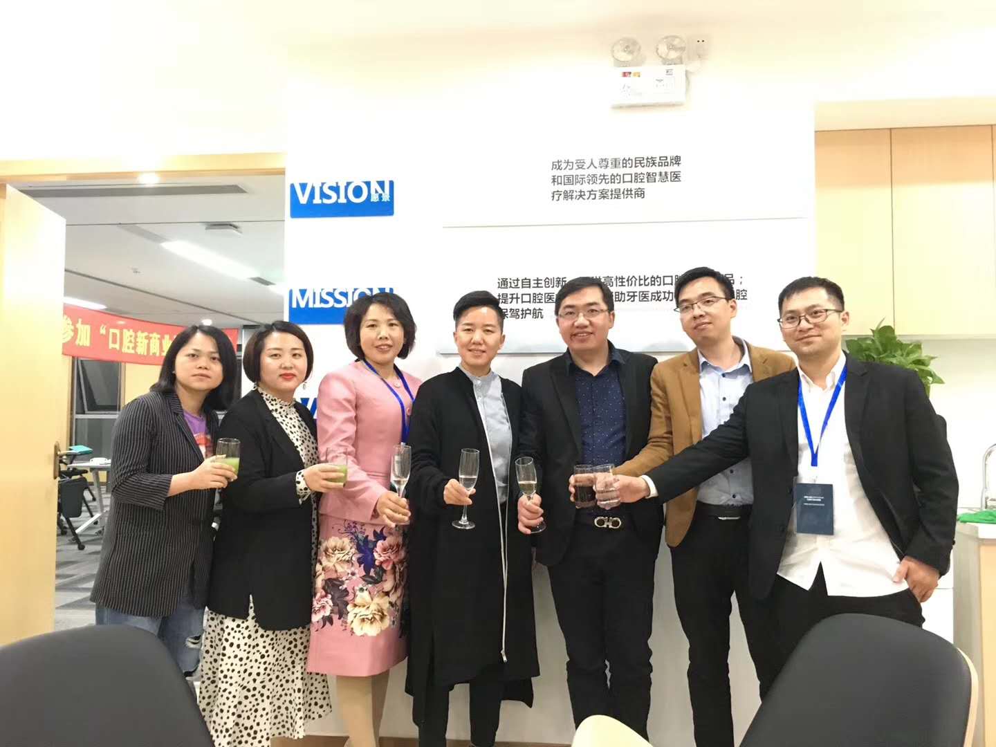 萬合恒業招商總監王（wáng）瑾潼老師應邀田方俊田總來到博恩上海總部