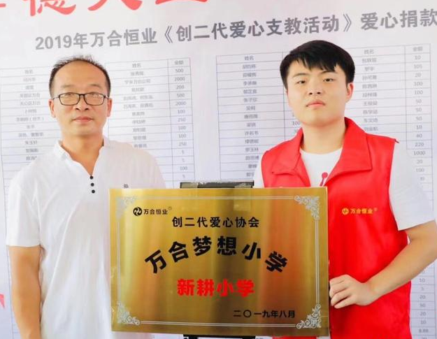 漫漫幫扶路 濃濃手足情——萬合恒業創二代愛心公益（yì）在行動